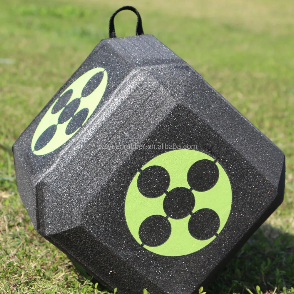 3d Cube Archery Target Dice Eva Foam Target Indoor And Outdoor Shooting