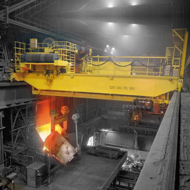 Metallurgical Workshop Ladle Casting Bridge Foundry Crane