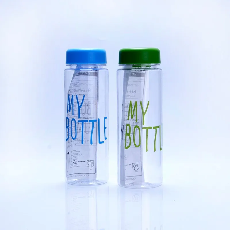 
Рекламная пользовательская брендовая пластиковая бутылка для воды с широким горлом 