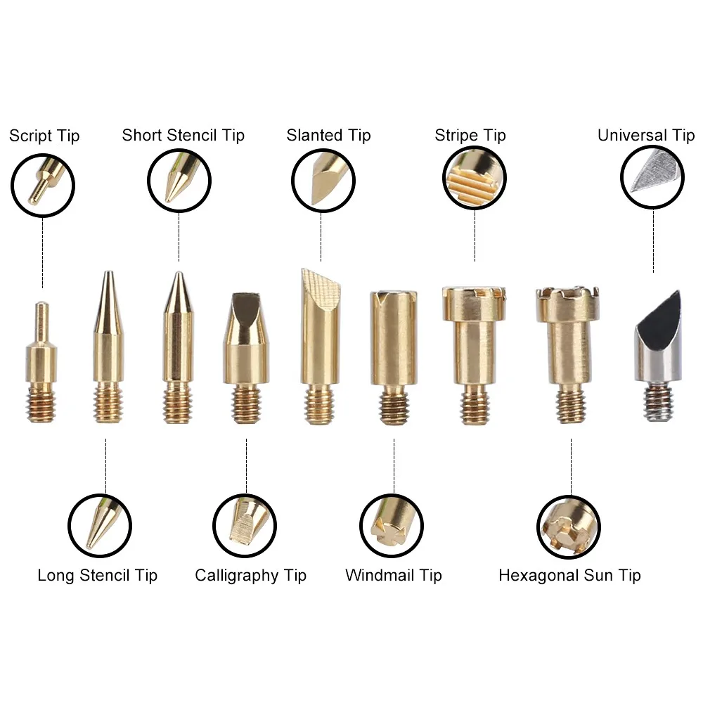 Topeast 30W Wood Burning Set 240 Diamond Tips Stand