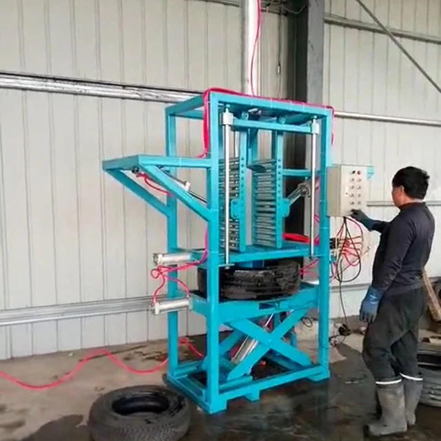 Small Business Idea with Low Cost for Tire Tripling Machine to Pack Tires Into One
