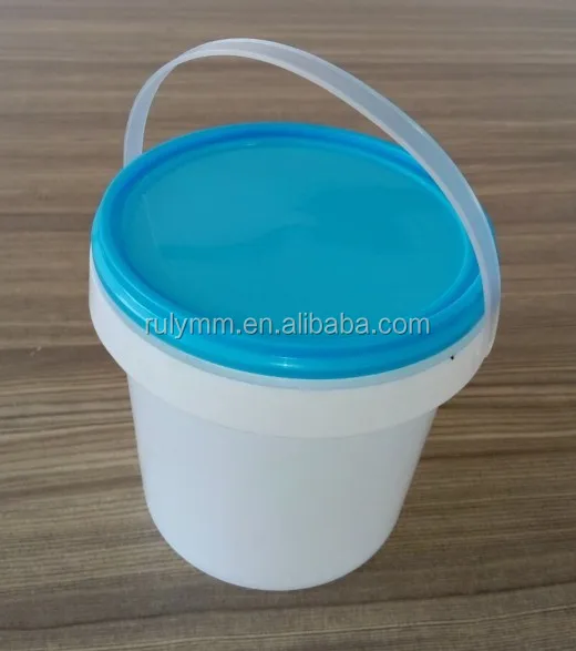 5pcs 2l High Quality Plastic Bucket With Lid And Handle Good Sealing  Container For Water Honey Food Grade Storage Pail - Buckets - AliExpress