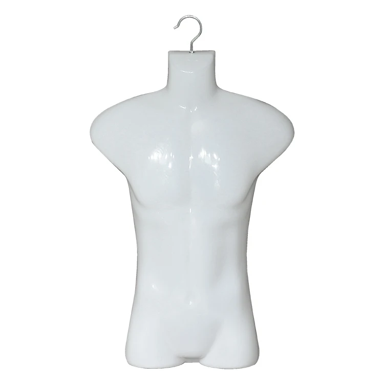 Source wholesale Plastic half body top hanging mannequin male m.alibaba.com