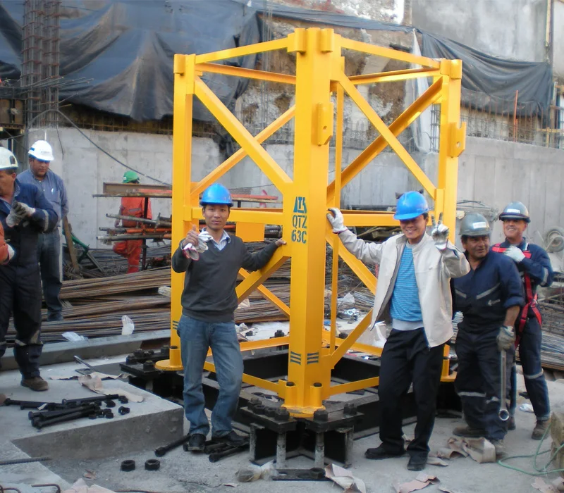 Qtz80 Hammer Head Tower Crane - 8 Ton Capacity, Crane for