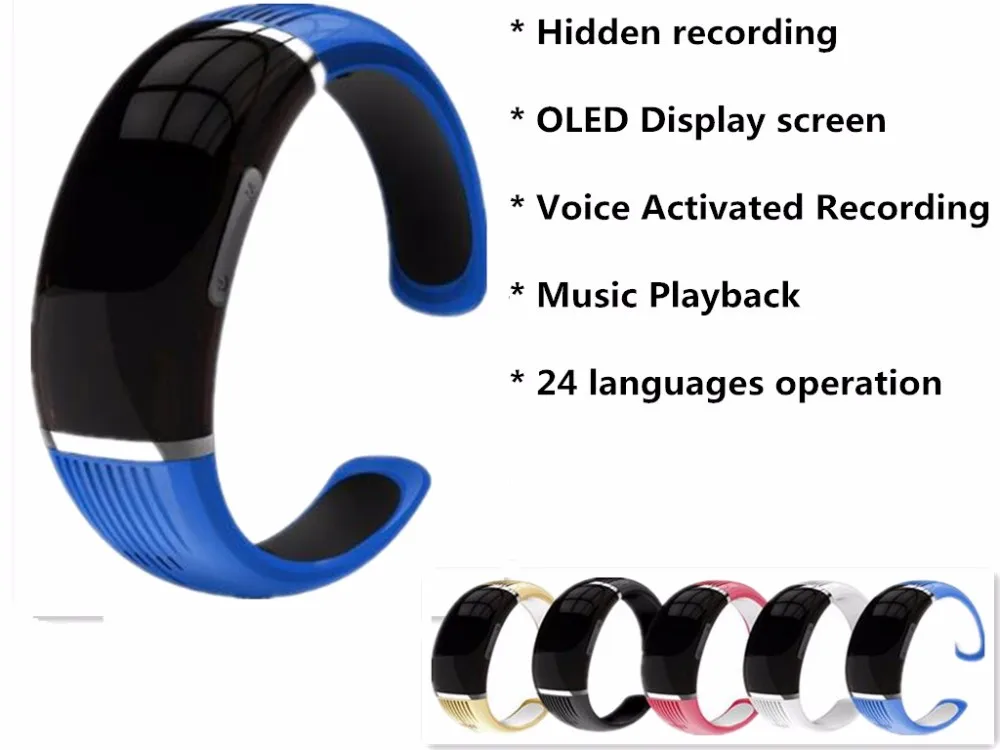product-Fashion sports bracelet recorder digital recorder spy gadgets-Hnsat-img-1