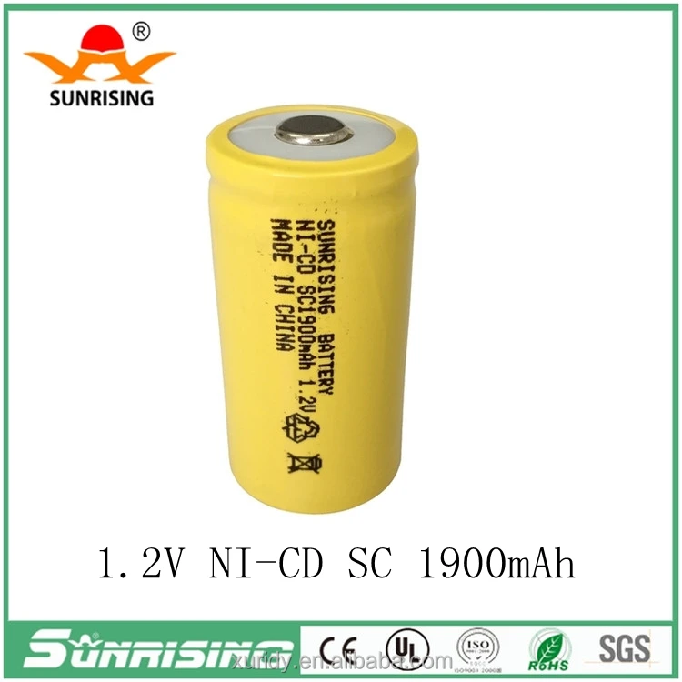 Аккумуляторы ni cd SC 1900 мАч 1,2 в перезаряжаемые батареи
