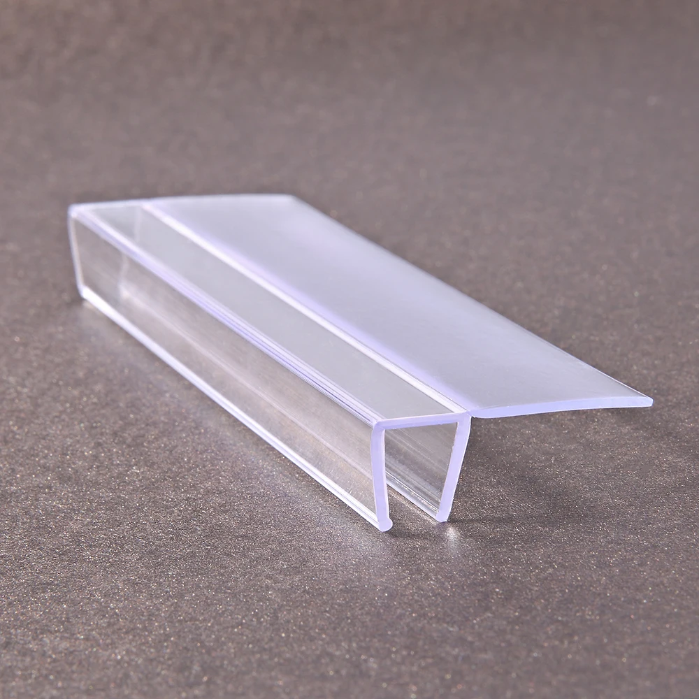 Hot F Type Soft Fin Shower Room Glass Door Waterproof Special PVC/PC Water Shower Seal Strip