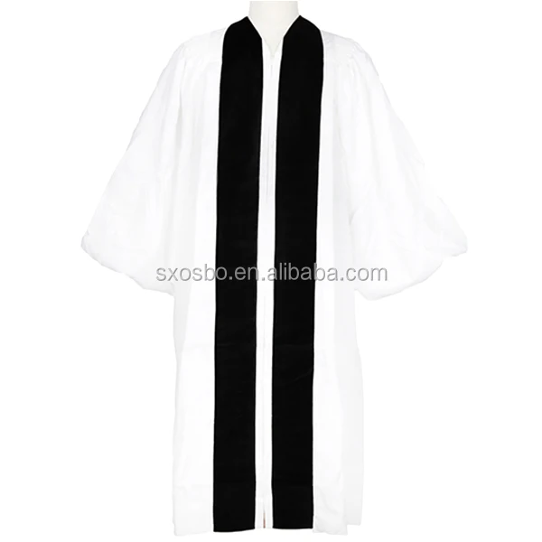 High Quality White Cheap Doctoral Clergy Robes - Buy Plain White Robes ...