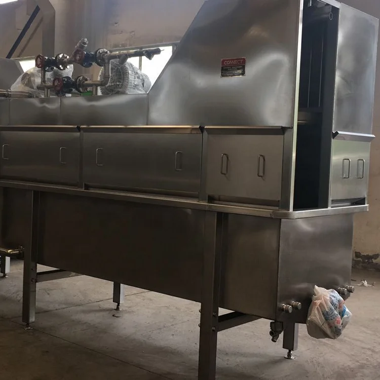 Latest Design High Quality 200 To12000BPH Poultry Broiler Farm Abattoir Automatic Temperature Controlling Scalder Equipment