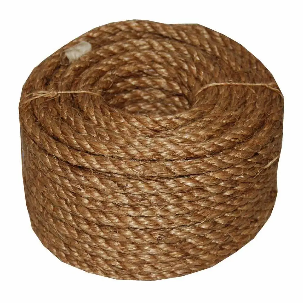 Wholesale China Manufacturers Braided 3 Strands Manila Jute Rope Hemp Rope Sisal Rope