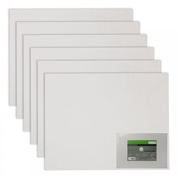 Daler-Rowney Simply Canvas Panels, White Art Canvas, 16 x 20, 3 Pk for  Artists & Students 