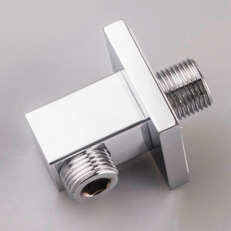 Square Wall Union Elbow for Concealed Showers supplier