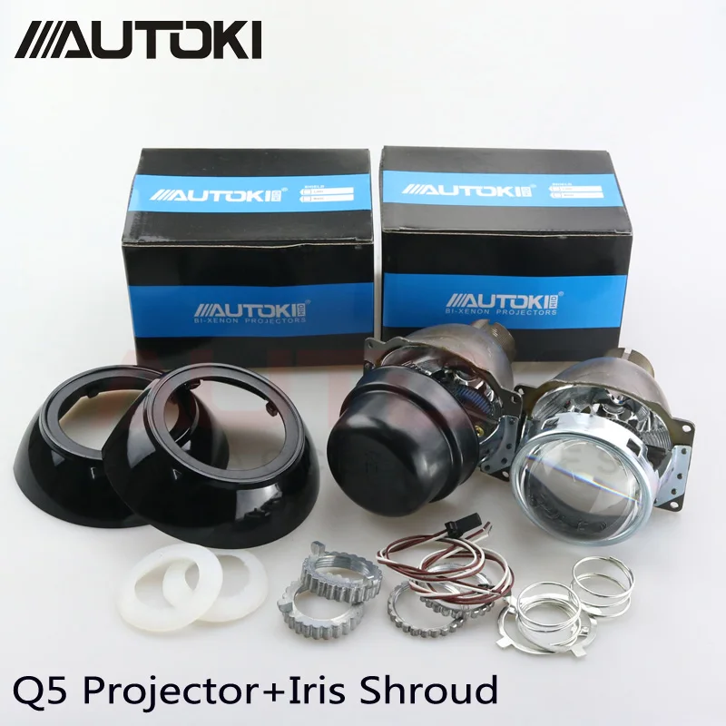 Mini Q5 D2s Logam 3.0 Inch Hid Bi Xenon 
