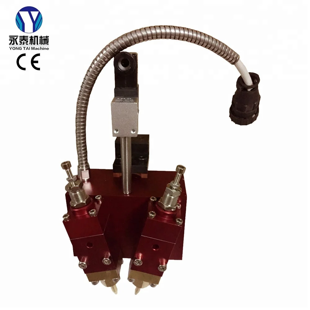 CE Промышленный Автоматический термоплавкий клеевой пистолет с двойной головкой для упаковки