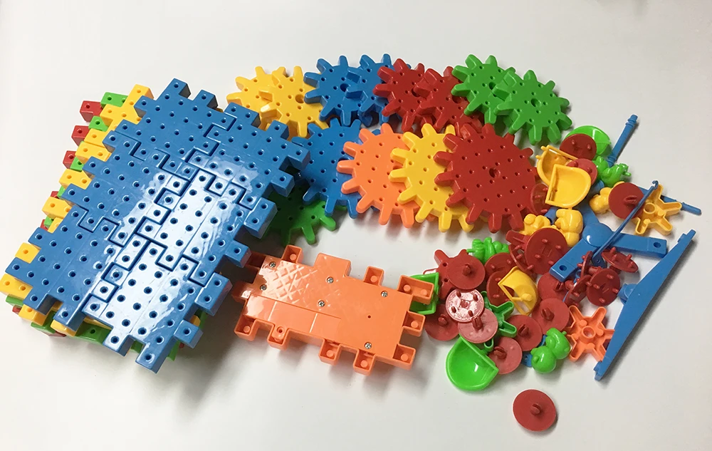 Constructors Building Block Toy Plastic Magic Gear Puzzle