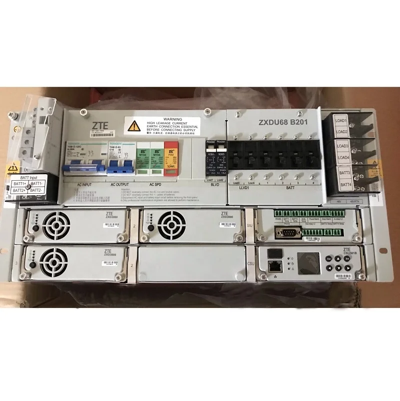 PLC　 Z-08B ZXDU68 B201 V5.0R10M01 DC Power Supply 48V/50A with CSU500B, CE