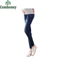 Maternity Jeans Denim Pants for Pregnant Women Elastic Skinny Pencil Jeans Trousers for Pregnancy Women s