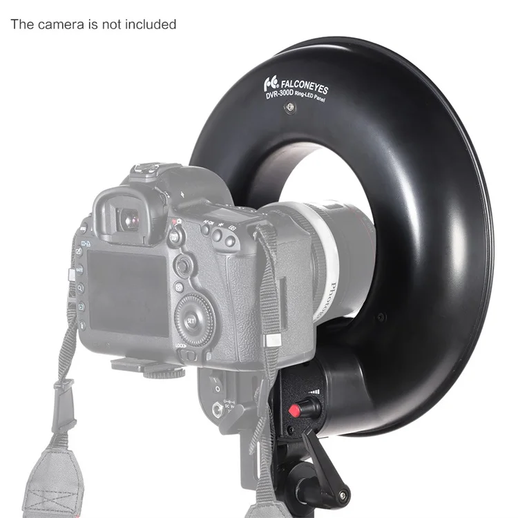 DVR-300D Photo Studio Equipment LED Ring Light Photography 300 LEDs CRI 95  5500K LED Video Light for DSLR Camera Camcorder
