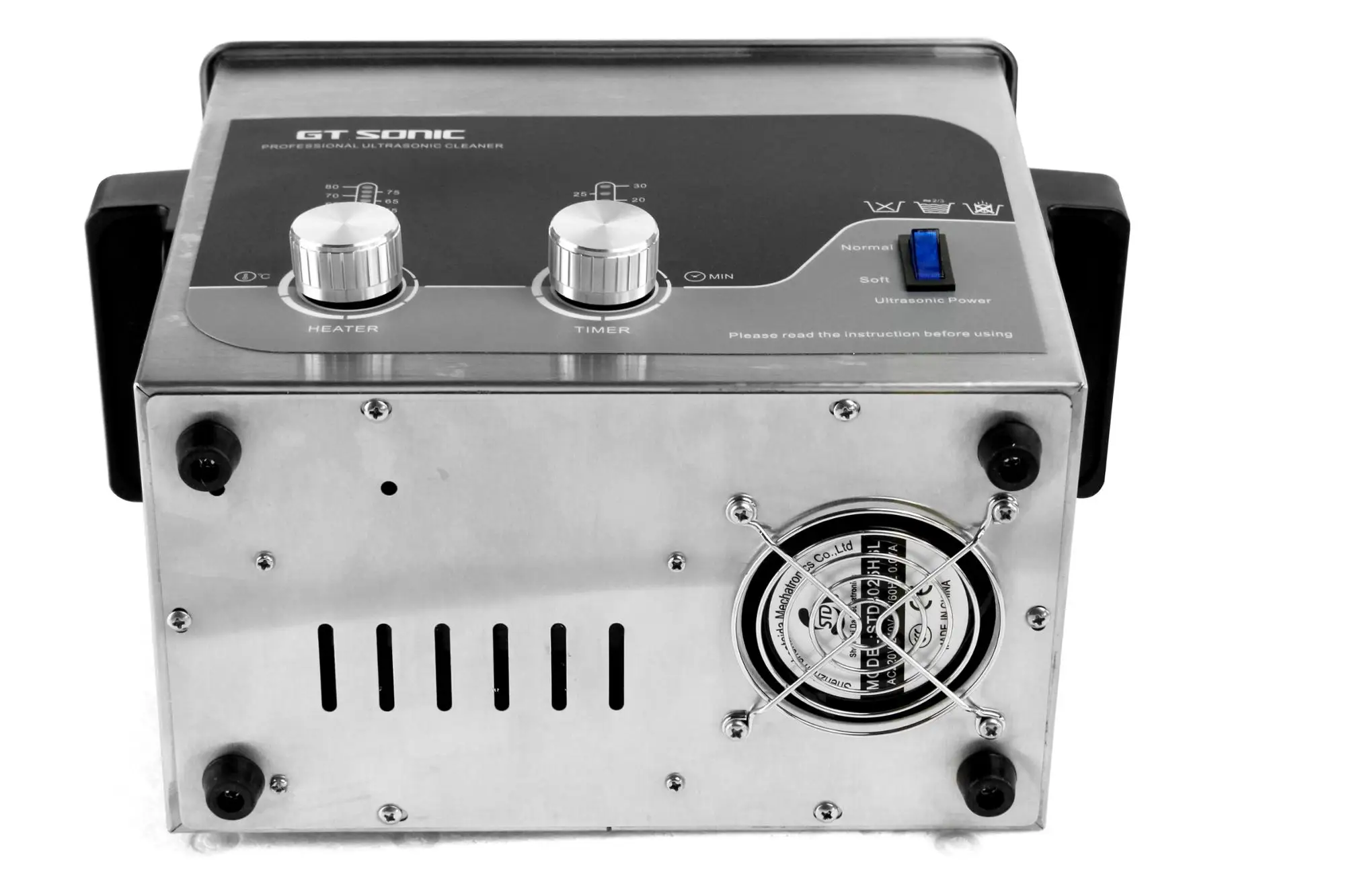 GT SONIC Digital Heated Cleaning Machine 3 Liter Ultrasonic Cleaner with Deagas Timer Heater