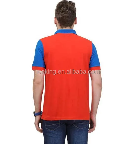 Fresh Hoods Red Blue Polo Shirt