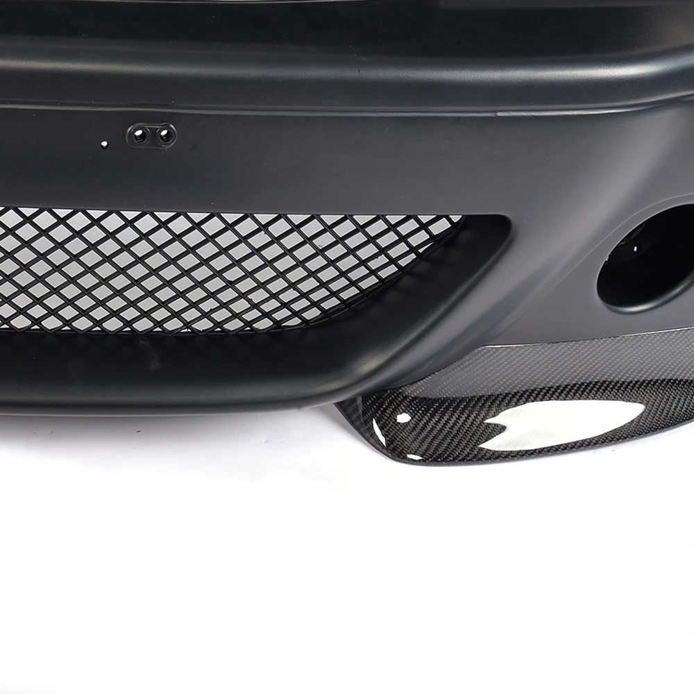 BMW E46 M3用 CSLスタイル フロントバンパー カーボン製スプリッター付