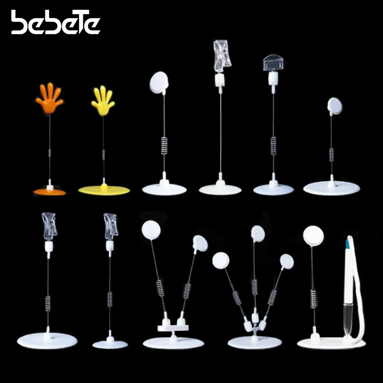 
 Пластиковые двойные вращающиеся зажимы для ценников, большой популярный регулируемый зажим, стильная вещь, полка для вывески, держатель с зажимом  