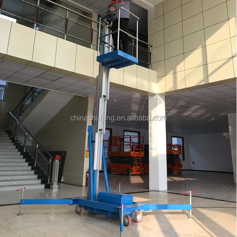 一人用移動式電動リフトプラットフォーム小型トレーリングリフトラダー 一人用移動式電動リフトプラットフォーム小型トレーリングリフトラダー