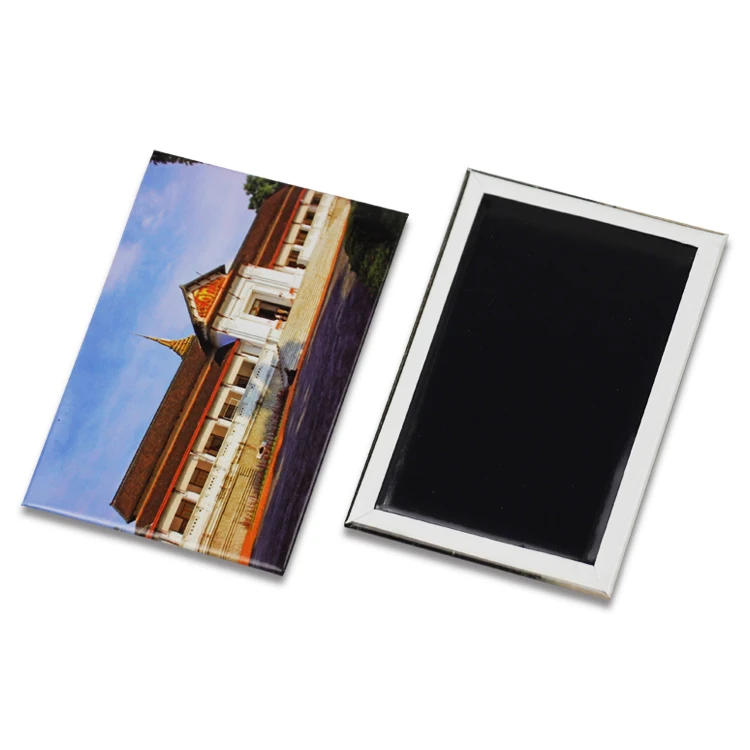 Новозеландская оптовая продажа 65*65 мм Оловянная 2024 Мир Город 3d игрушка холодильник туристический магнит сувенир