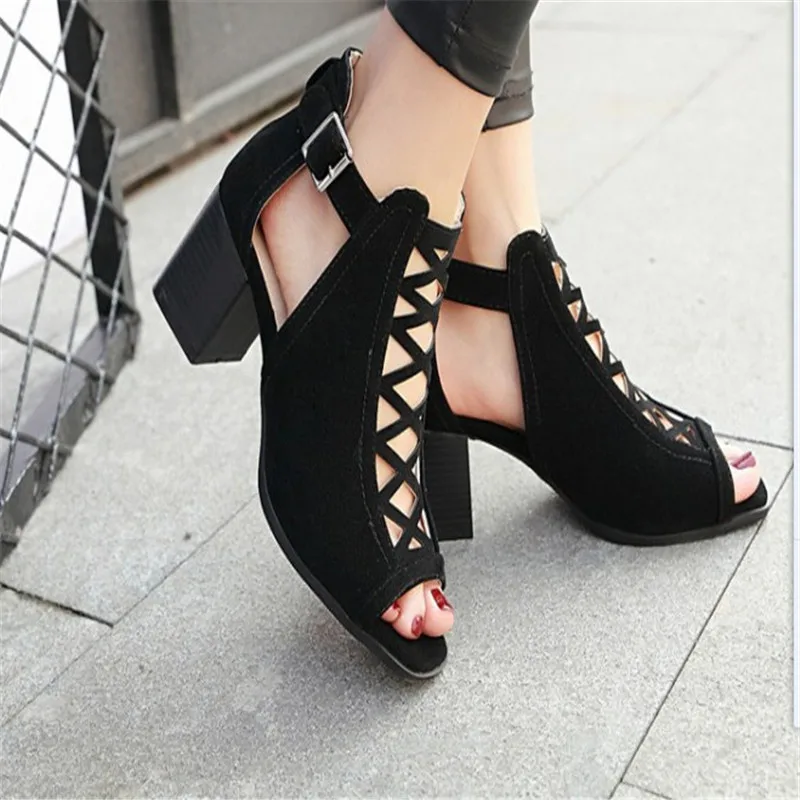 Горячая Распродажа, новый дизайн, летние европейские и американские модные красивые сандалии с открытым носком на высоком каблуке