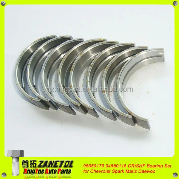 Auto Engine Bearing 96659176 94580116 CR/SHF Crankshaft Bearing Set for Chevrolet Spark Matiz