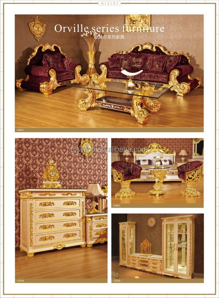 
Роскошный Нео классический 3D-интерфейс Bisini для роскошной виллы с мебелью 