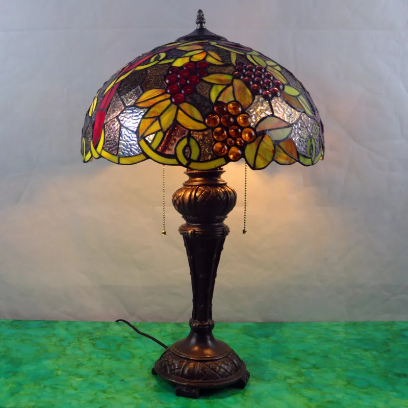 Tiffany Lamp 16inch Table Lights Stained Glass Home Decor 