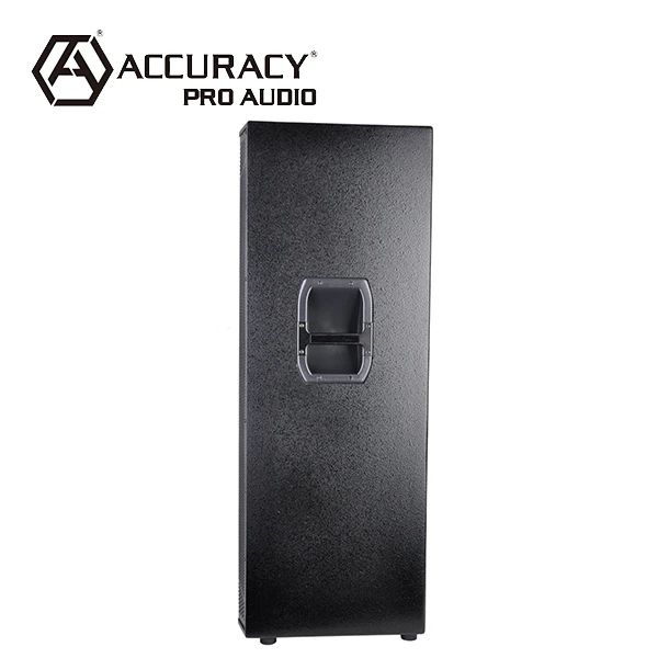Accuracy Pro Audio WI215 Dual 15 Inch Powered Speaker Professional Stage Dj Wooden Speaker Sound Box