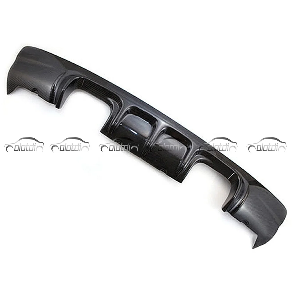 For BMW E46 M3 CSL GTS V Type Carbon Rear Bumper Lip Sword Diffuser Fins Spoiler Rocker Winglet Splitter