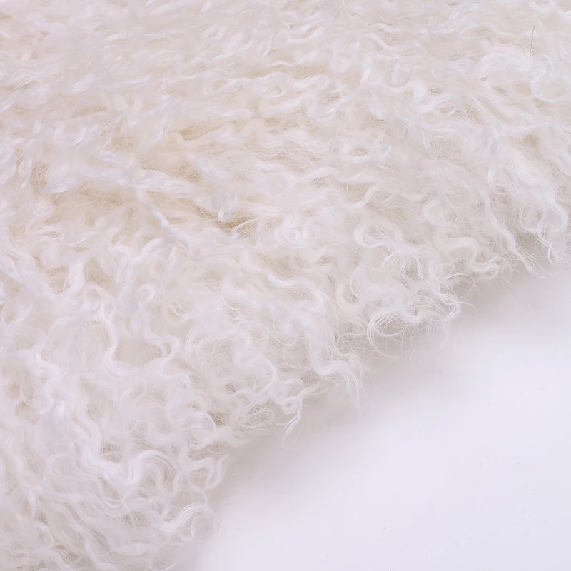 Curly Long Hair Sheepskin Pelt Sheep Skin Plate - Buy Curly Sheepskin ...