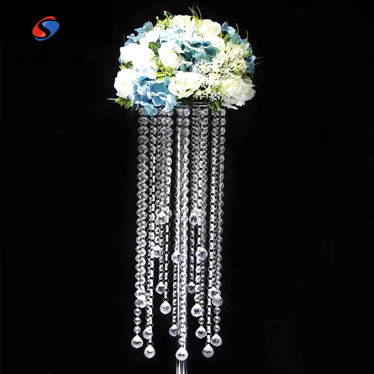 Wedding Crystal Tree crystal with hanging garland