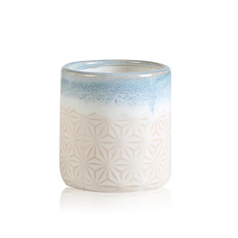 M & SENSE индивидуальная градиентная полихроматическая мраморная круглая керамическая банка для