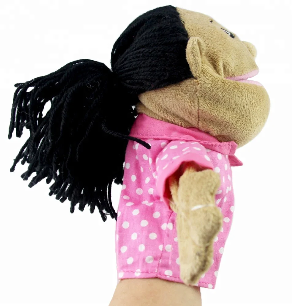 Factory Price Wholesale OEM Funny Face Finger Puppet Toys Handmade PVC Plastic Personality Puppet Toys