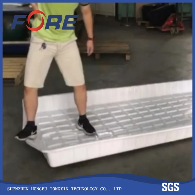 Vacuum Forming ABS Plastic 4x6 4x8 Planting EBB Flow Table Tray for Sale