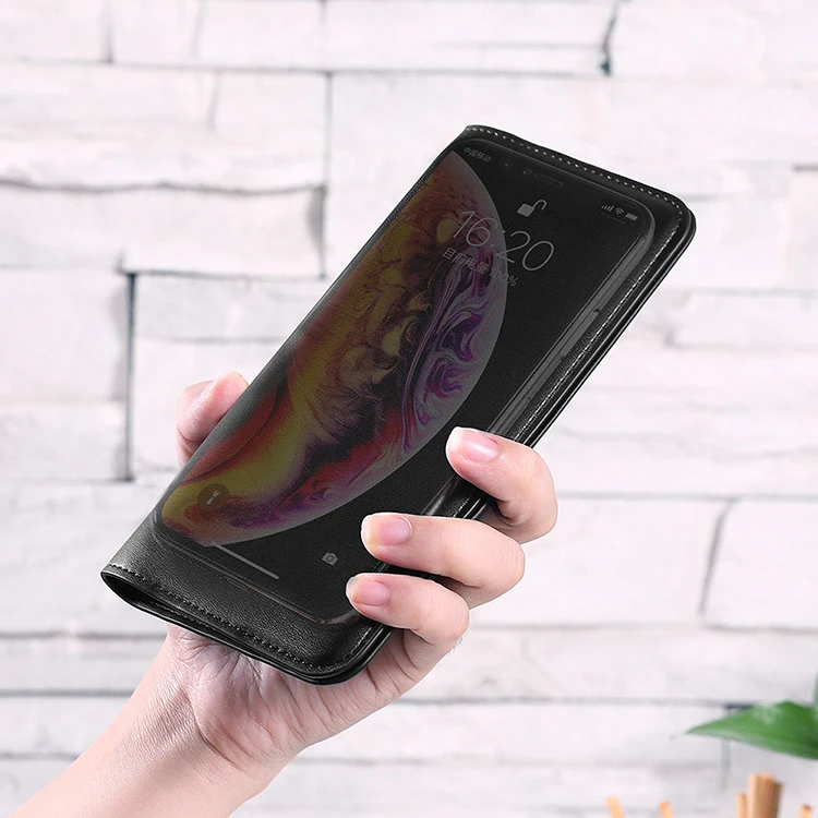 New Design Power Bank Fast Charger Leather Wallet Wireless Charging Powerbank 8000mAh