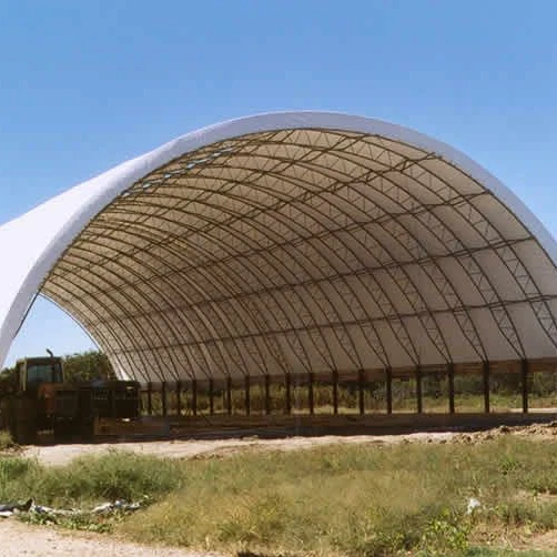 SSTC6040  PVC Large Double Truss Fabric Industrial Storage Container Shelter