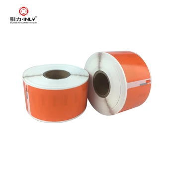 DYMO 30256, Orange, Removable Adhesive