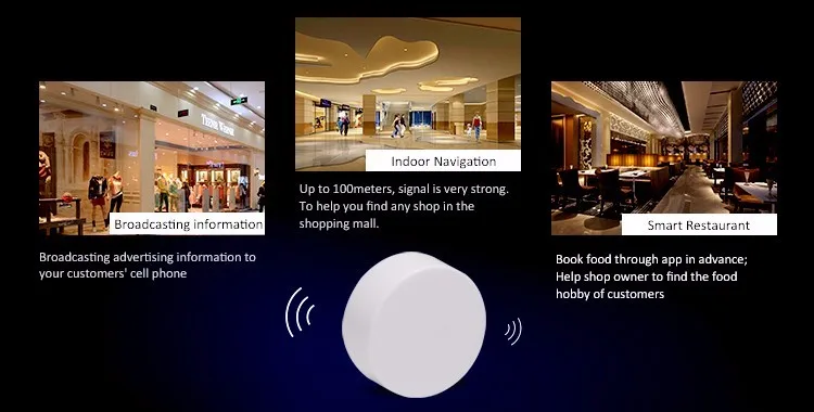 Minew E5 accurate positioning bluetooth BLE iBeacon tag proximity marketing beacon IoT device