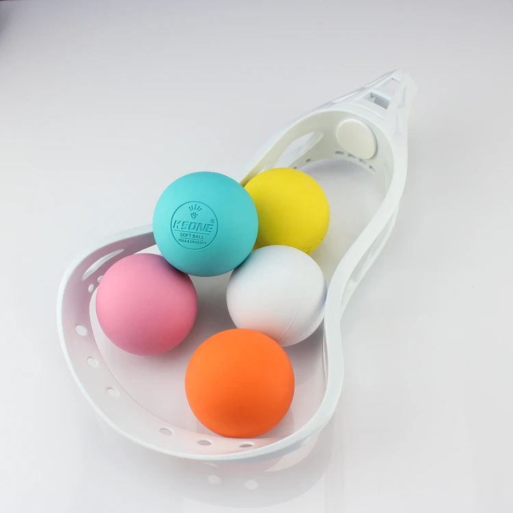 KSONE massage Lacrosse Balls natural rubber massage ball set with custom logo