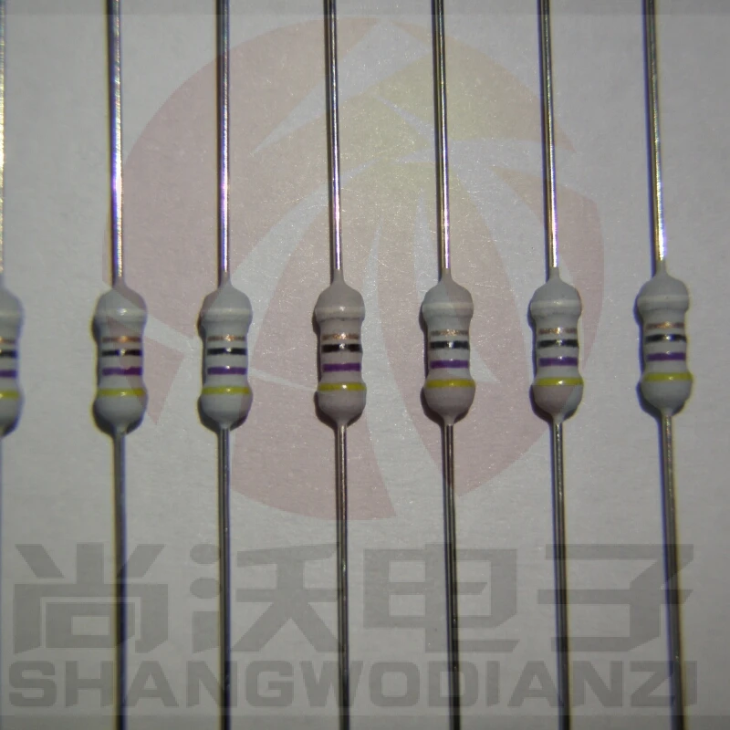 Five Colour Ring Wire Wound Resistor 1/2W 1WS - High Reliability