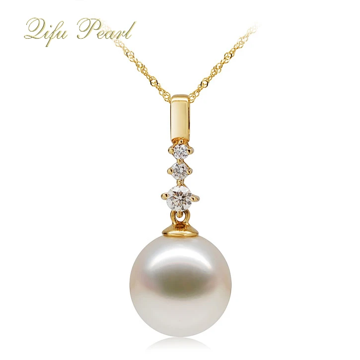 Arabic New Designs 18k Gold White Pearl 