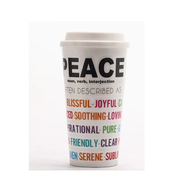 Многоразовая кружка для путешествий с логотипом, двойная настенная кофейная кружка для оптовых продаж