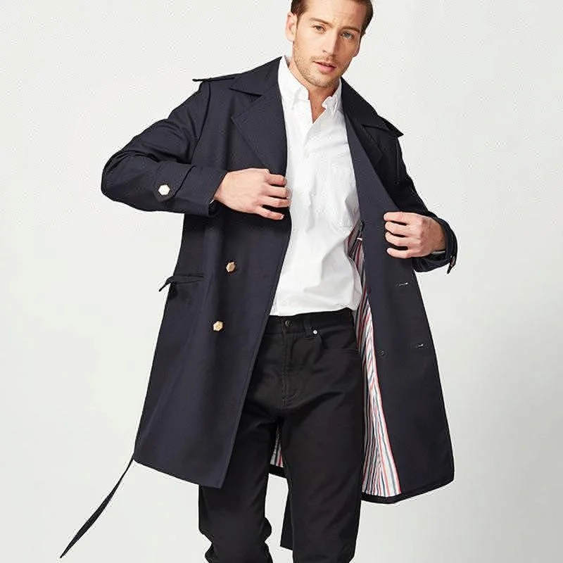 Fashion Long Wind Jacket Long Men King-size Coats - Buy Fashion