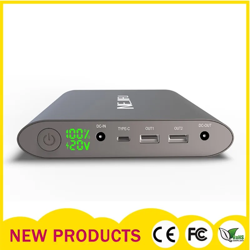 Source New USB-C bank 5v 8.4v 9v 12v 16v 20v battery charger on