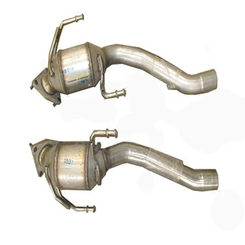 auto good quality high performance factory three way Direce-Fit Rear Catalytic Converter with flanges for Audi Q7 4.2